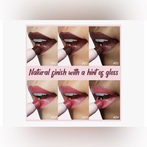 Luxaza 2 in 1 lip balm buildable lipstick shade 01 & 04 Exp.1/2025